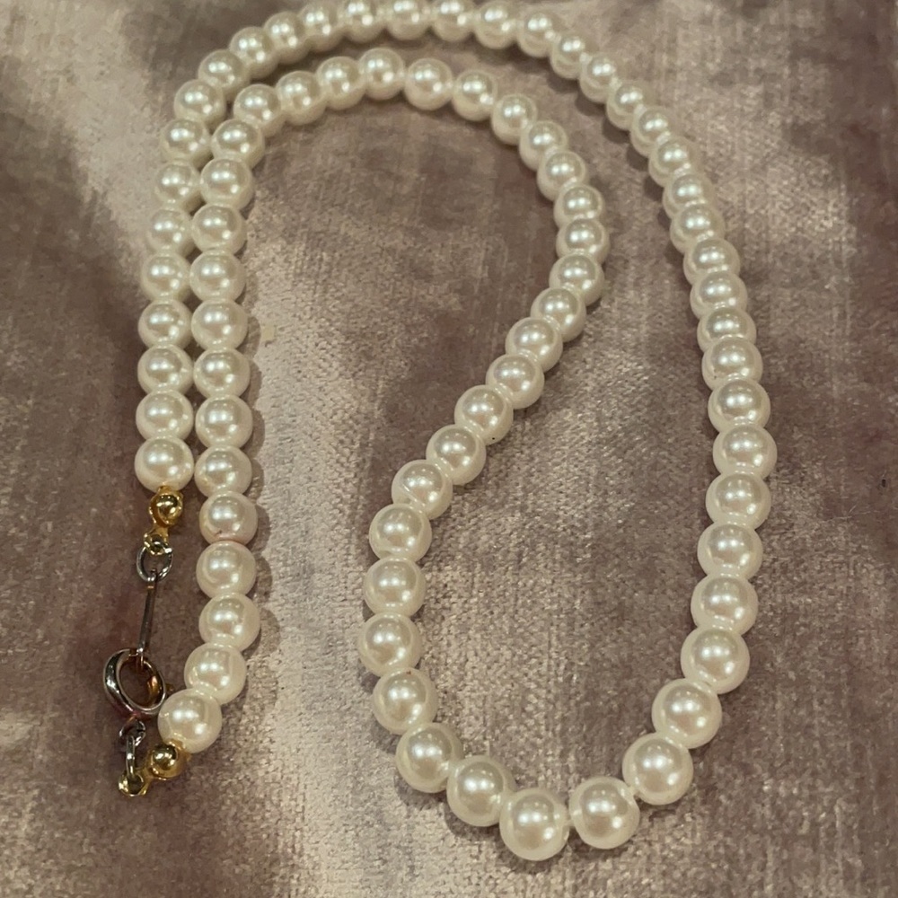 16” Faux Pearl Necklace by Claire’s